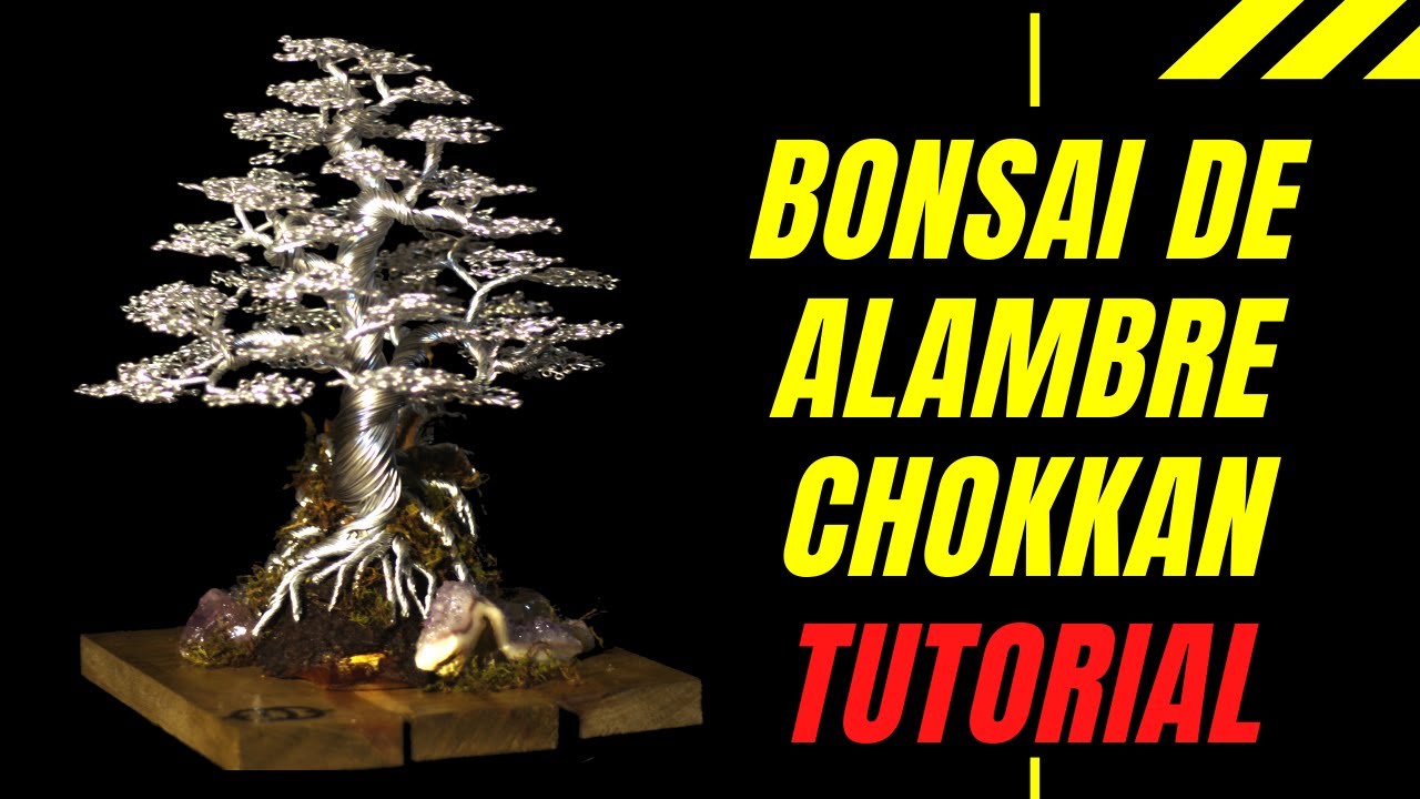 HOW TO MAKE BONSAI WIRE TREE, CHOKKAN