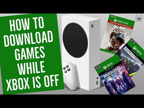 꺼져있는 동안 Xbox 시리즈 S에서 게임을 다운로드하는 방법! Xbox가 꺼져있을 때 게임을 다운로드하는 방법!