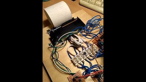 Citizen MD910 Printing Demo