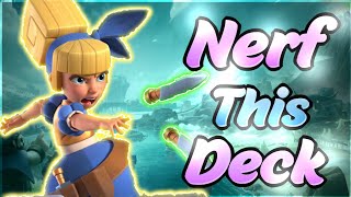 This deck makes me to reach ultimate champion 🏆🏆🏆 #clashroyale #best #funny #viralvideo #viral