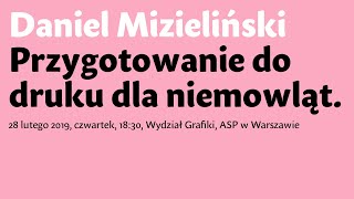 Przygotowanie do druku dla niemowląt | Daniel Mizieliński