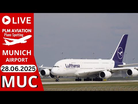 馃敶 LIVE Saturday PLANESPOTTING @ Munich Airport Germany MUC/EDDM