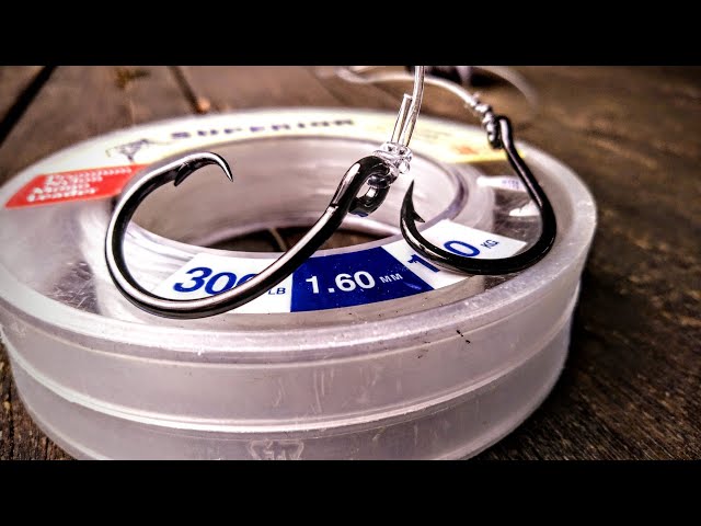 How to tie 300 lb mono and 200 lb wire with the Figure of 8 knot 