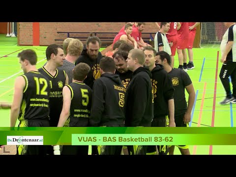 VIDEO | De scherpe kantjes zijn er wel een beetje af bij de basketbalderby tussen VUAS en BAS