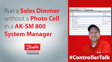 Calculation to run a sales dimmer w/o a photo cell AK-SM 800 | Tech support for supermarket controls
