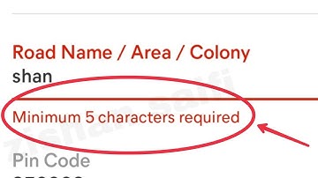 Meesho Address  Fix  Minimum 5 characters required in Road Name / Area / Colony Problem Solve