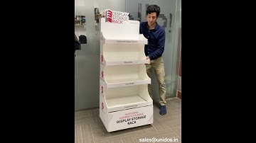 60-Second Assembly Display Stand - Maximise Product Visibility - Unidos Insta Print - POS Displays