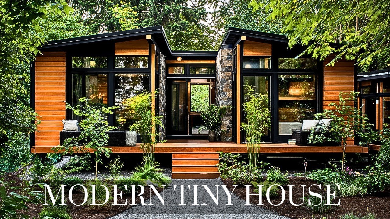 The Best Modern Practical Tiny House with Natural and Eco-Friendly Design