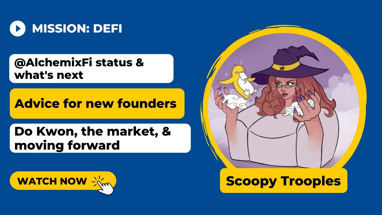 Mission DeFi EP 64 - Scoopy Trooples ( @scupytrooples ) from @Al…