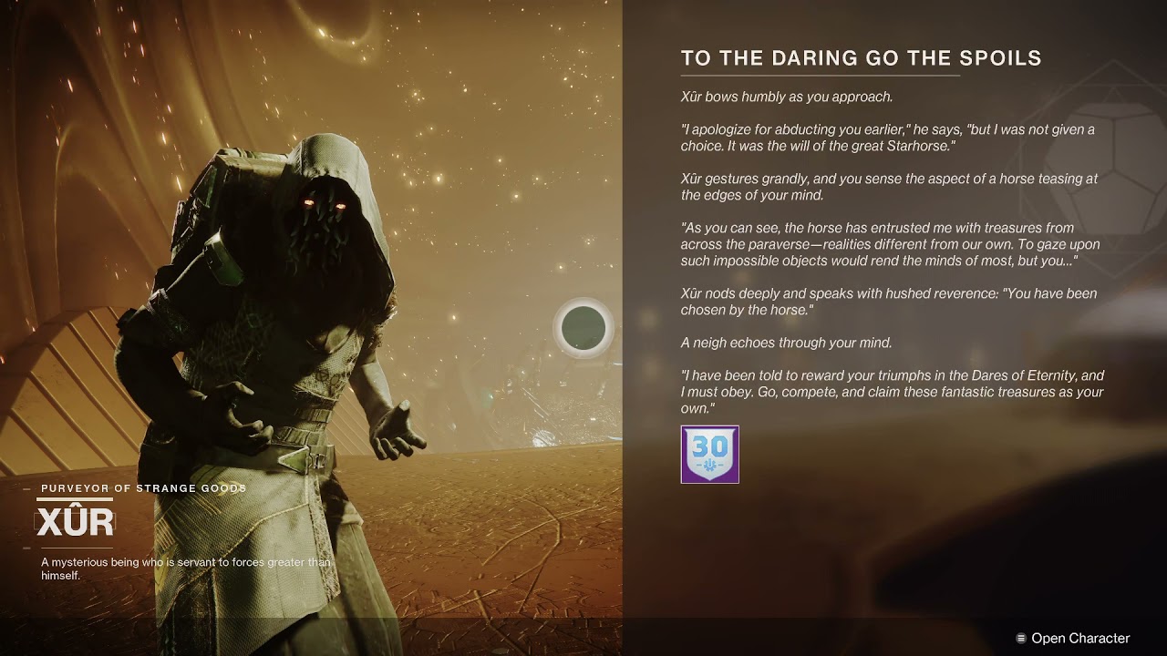 Destiny 2: 30th Anniversary - Walkthrough 2 - Strange Xur in a