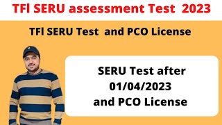 TFL SERU assessment Test and PCO licence / Seru assessment dates,sa pco seru training