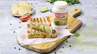 Feeling hungry, but mom's not around? try something new with that
extra aloo sabzi! transform it into a delicious potato panini veg
mayonnaise original ...