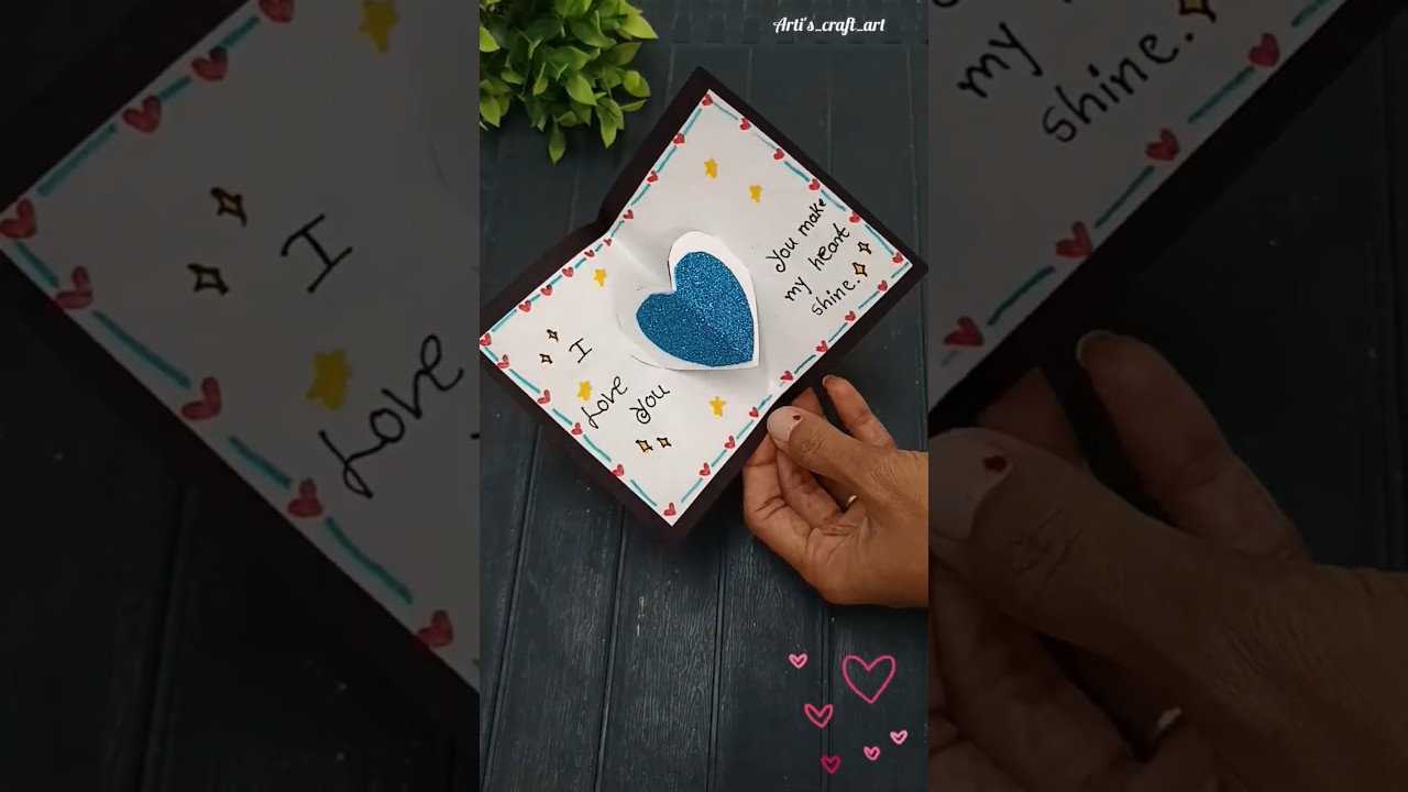 Cute Way To Say “I love you”💕 Gift Card | Valentine's Day Pop Up Card Ideas 
