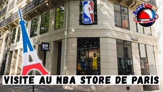 Visite du NBA Store à Paris, le premier en France