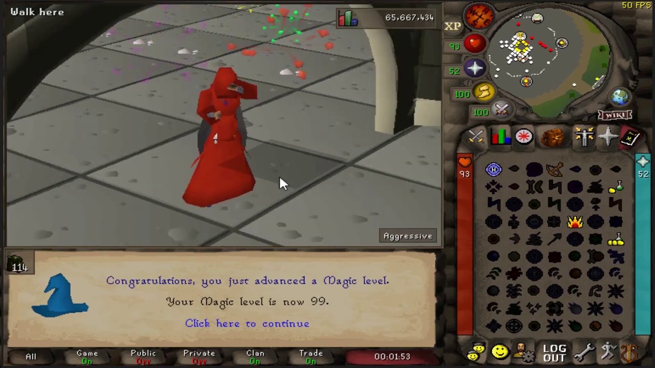 i finally maxed my 1 defence pure OSRS - YouTube