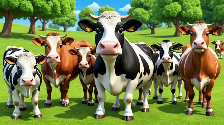 Cow’s Animal Sounds Song 🐮🎶 | Moo & Friends Learn to Sing Together!