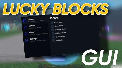 Roblox Lucky Blocks BattleGrounds OVERPOWERED GUI Script/Hack - CLEAN UI (2023)