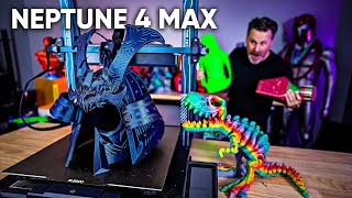 HUGE FAST & AFFORDABLE?  $470 Elegoo Neptune 4 Max 3D Printer