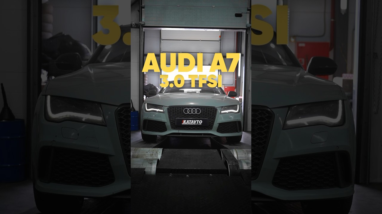 Прошили Audi A7 3.0 под Stage 2 + КПП, замерили авто на стенде и получили +118 л.с. 🔥
