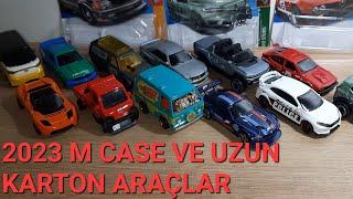 Hot Wheels 2023 m case ve uzun karton kutu açılımı