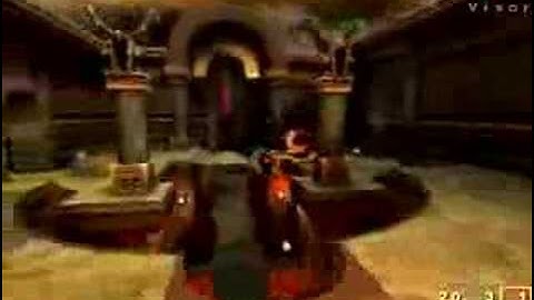 quake 3 3rd person view with corrected crosshair