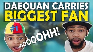 DAEQUAN'S HUGE SURPRISE CARRY | HIGH KILL SQUADS GAME | FT. ChicaLive - (Fortnite Battle Royale)