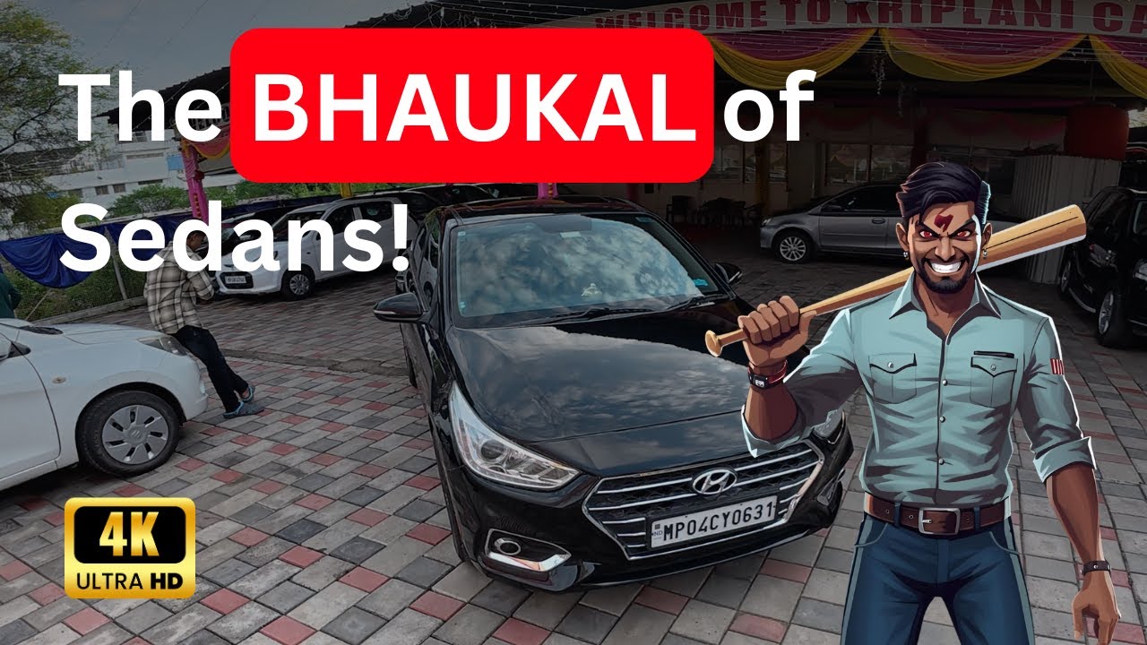 Black Hyundai Verna 2019 SX - Diesel The Bhaukal of Sedans | Second Hand Verna For Sale In Bhopal