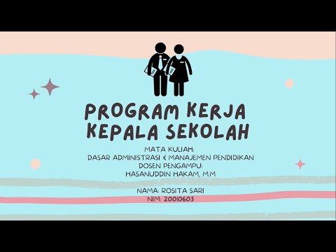 PROGRAM KERJA KEPALA SEKOLAH