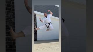 Joel Saltzman Doing Some Karate Kicks 🥋