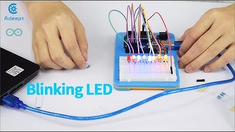 Adeept Arduino Tutorial #2 - Blinking an LED
