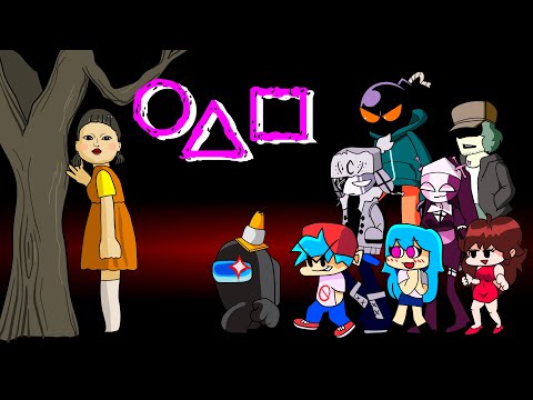 오징어 게임 Squid game 3 minutes with FNF Characters | COMPLETE EDITION