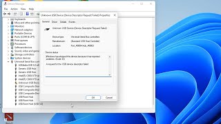 fix: unknown usb device in windows 11 (100% working)