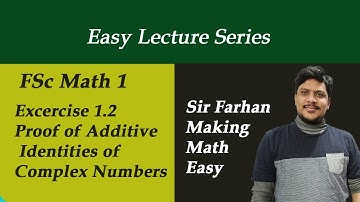 1st-year Mathematics, Chapter 1| Exercise 1.2 Q1| Additive Properties| Easy Lecture Series (ELS)