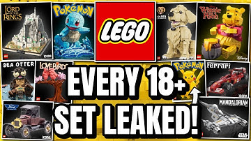 EVERY LEGO 18+ SET LEAKED! (30+ Sets!)
