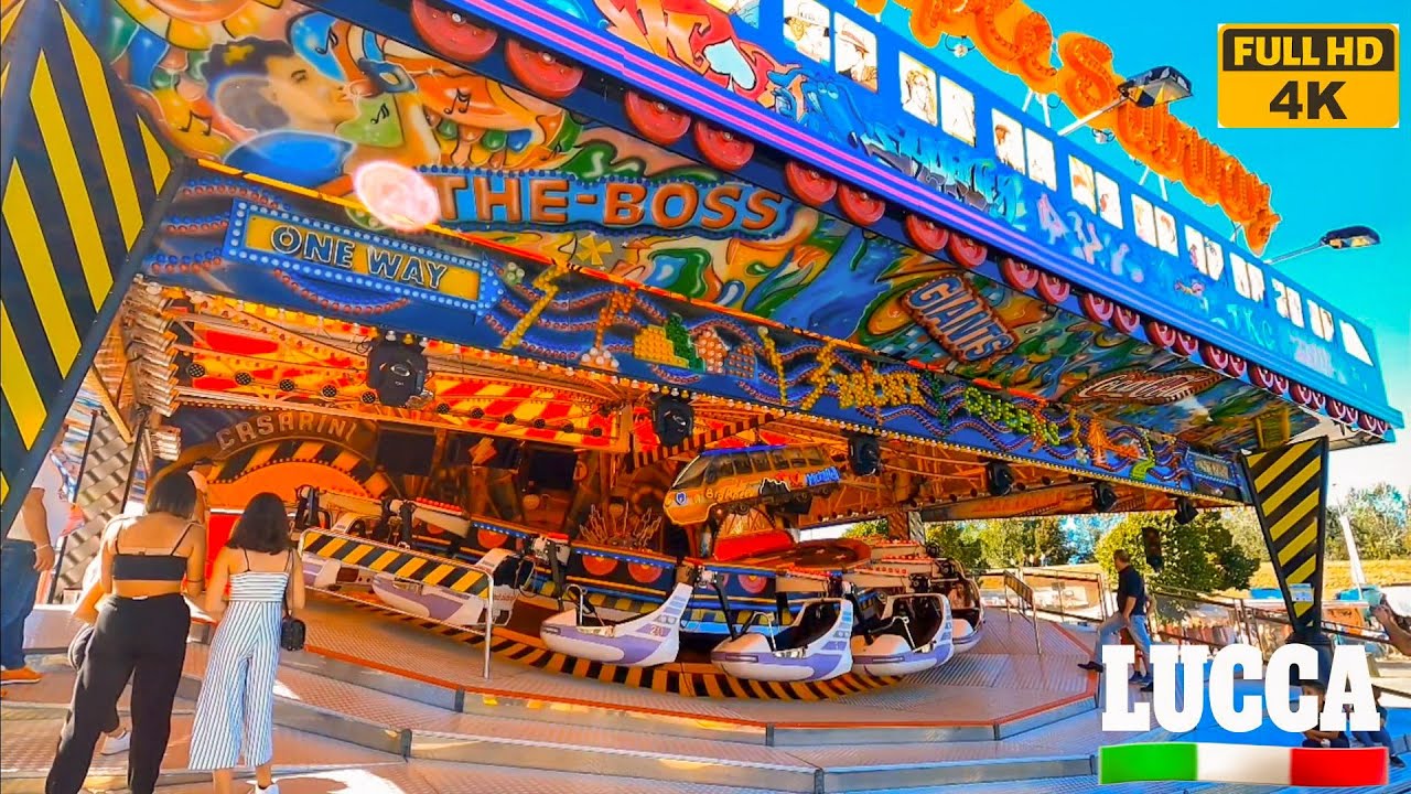 Settembre Lucchese MATTERHORN 🇮🇹 Lunapark | Giostre 2022 [4K] Toscana
