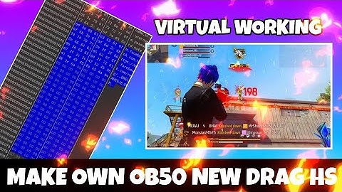 How to make drag headshot 🔰 OB50 update  🔰 drag headshot coding ✨ how to make drag HS in🔰HEX EDITOR