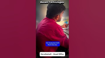 Mock Interview|Join & get placements within 3 months|Besant Technologies #shorts #ytshorts #trending