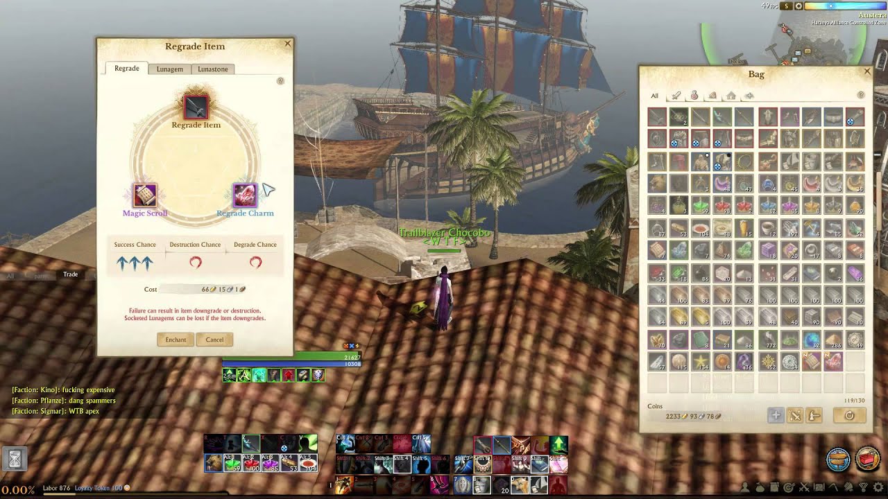 Archeage Celestial Regrade Obsidian Sword YouTube