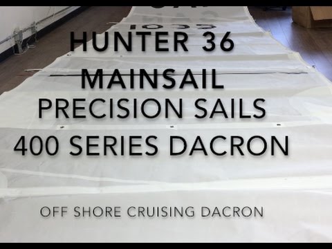 New Hunter 36 Replacement Mainsail - Precision Sails 400 Series Dacron