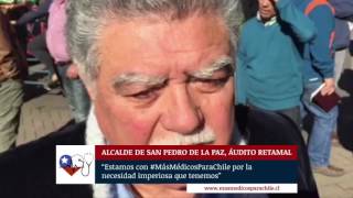 Audito Retamal alcalde de San Pedro de la Paz esta con MasMedicosParaChile