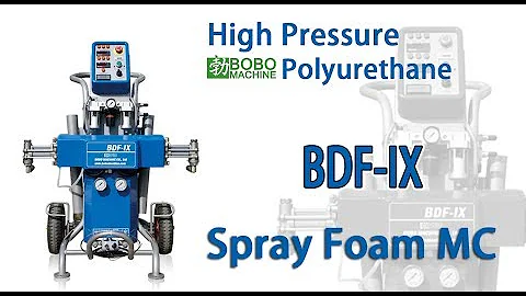 High pressure  polyurethane foam spray machine BDF IX for wall and roof insulation