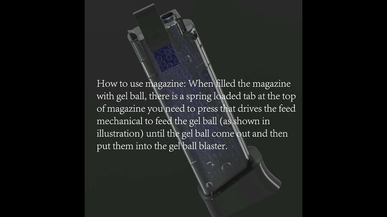 JM-X2 Gel ball blaster user guide