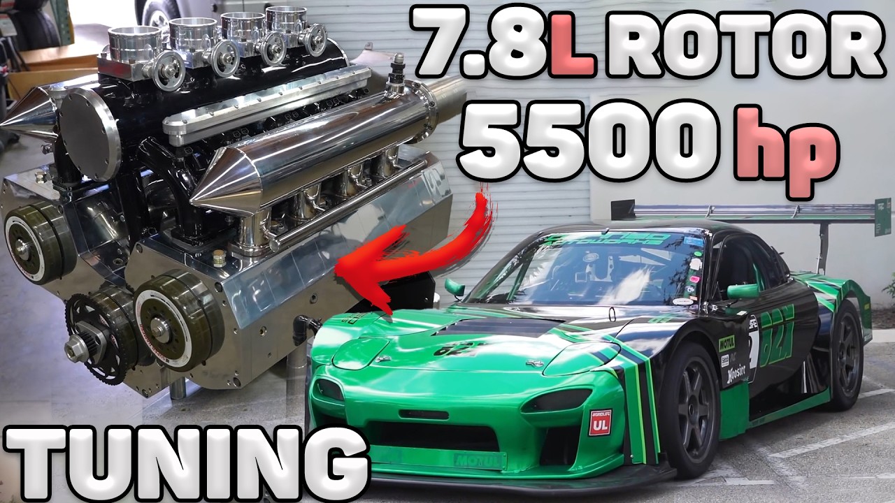 Rotory Performance Upgrade 5500+ HP - 3 to 12 Rotors | The Craziest Rotary Tuning Projects on ...