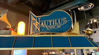 Trying Nautilus Coffee Co in Downtown Tavares, Florida | Themed Coffee Shop in Central Florida