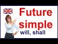 Future simple tense - will and shall | English grammar