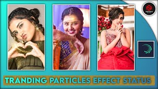 How To Make Trending Fullscreen Status With Golden Particles | Alightmotion Tutorial screenshot 2
