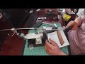 Заточка ножа на точилке Чайка . Видео с канала Теипжан Насыров.
