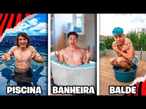 PISCINA, BANHEIRA OU BALDE EM 24 HORAS! - Desafio