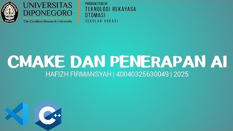 13. Cmake pembuat aplikasi berbasis c++ 