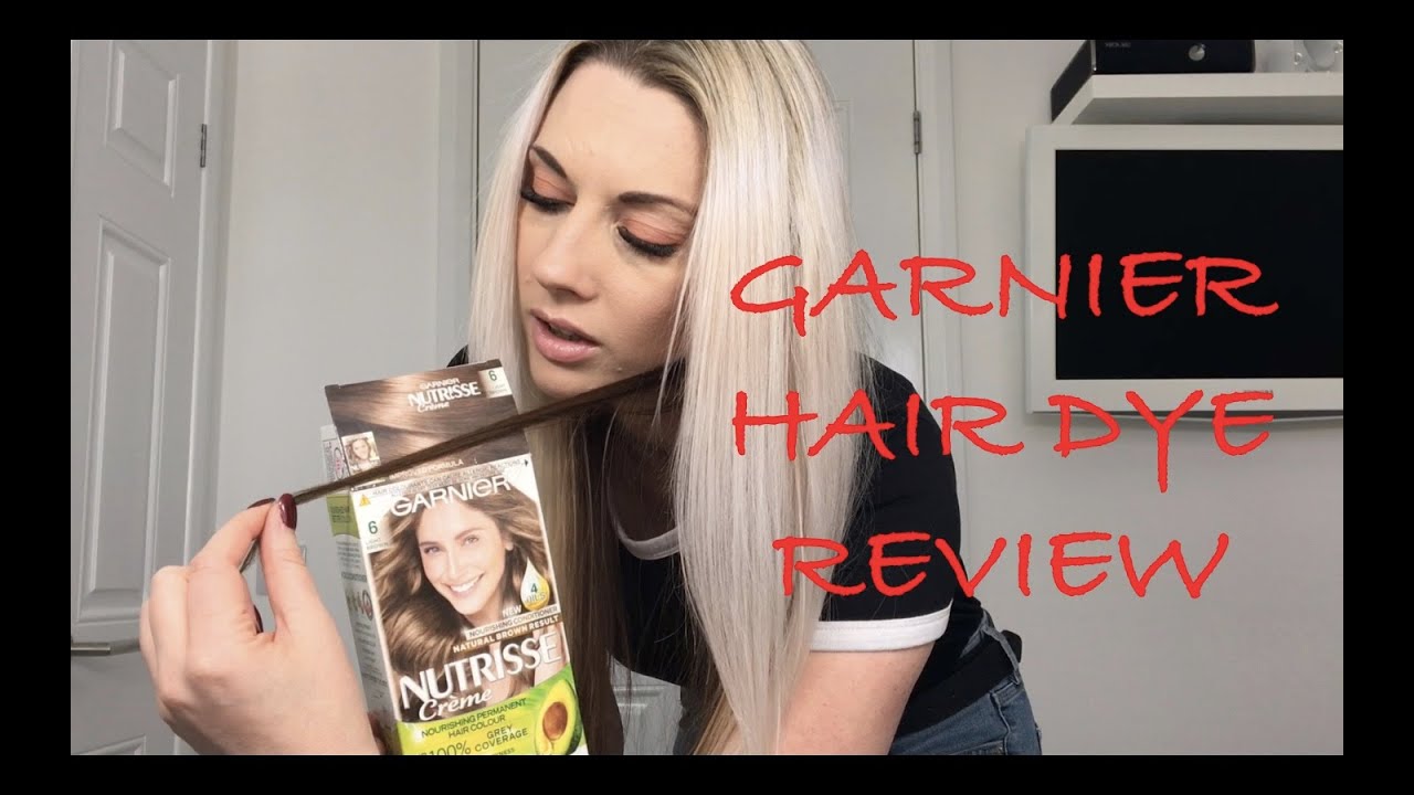 Garnier brown hair dye review3 - YouTube